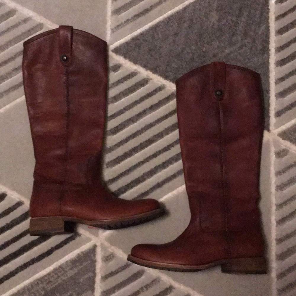 Frye Melissa Button 2 leather boots. Never worn.